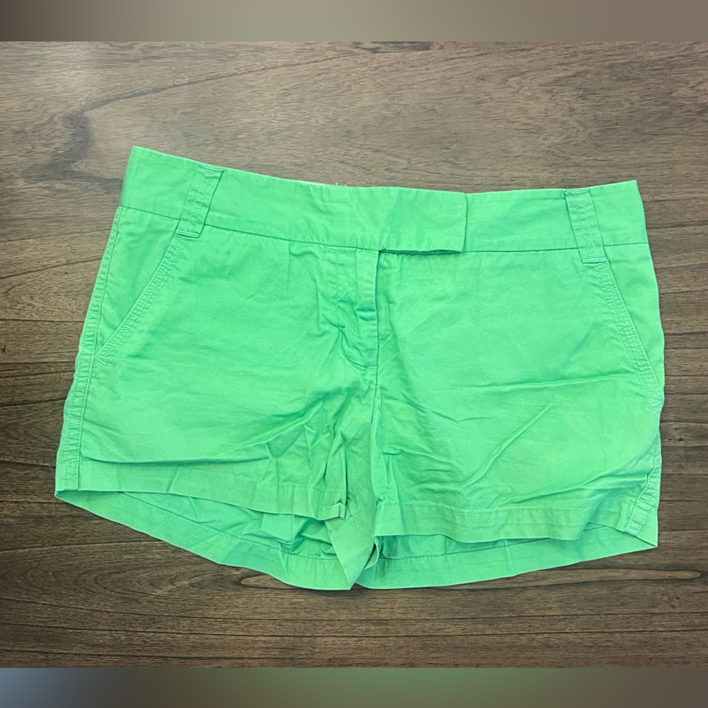 J Crew Shorts, Color Green, Size 8
